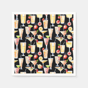 Favourite cocktails napkin