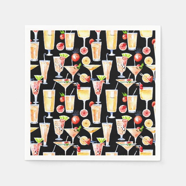 Favourite cocktails  napkin (Front)