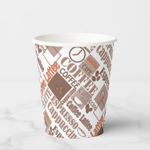 Favourite coffee paper cups