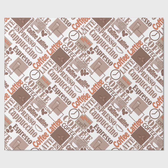 Favourite coffee wrapping paper (Seam)