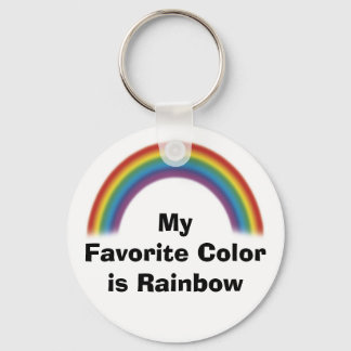 Favourite Colour is Rainbow Keychain