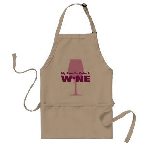 Favourite Colour Is Wine Standard Apron