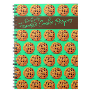 Favourite Cookie Recipes Personalised Notebook
