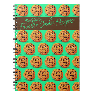 Favourite Cookie Recipes Personalised Notebook
