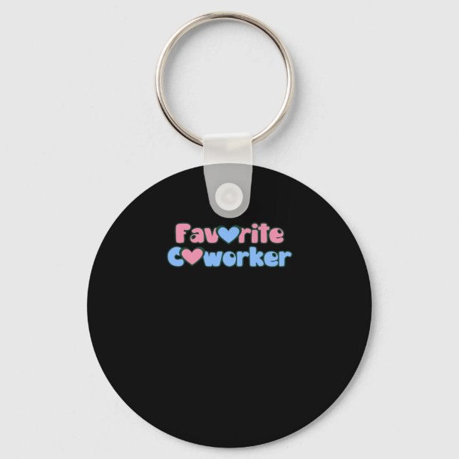 Favourite Coworker Classic Key Ring (Front)