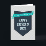 Favourite Dad Father's Day Card<br><div class="desc">Tell your dad,  he's you favourite dad this father's day.</div>