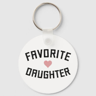 Favourite Daughter Family Reunion Funny Gifts Key Ring