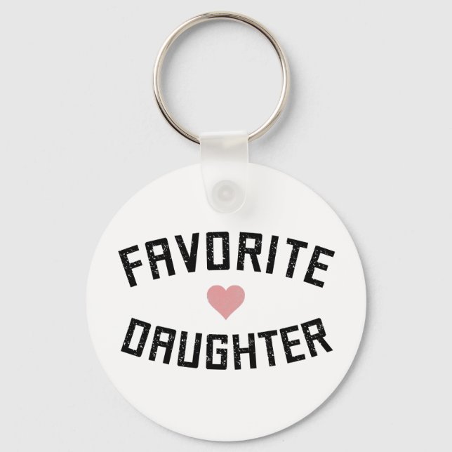 Favourite Daughter Family Reunion Funny Gifts Key Ring (Front)