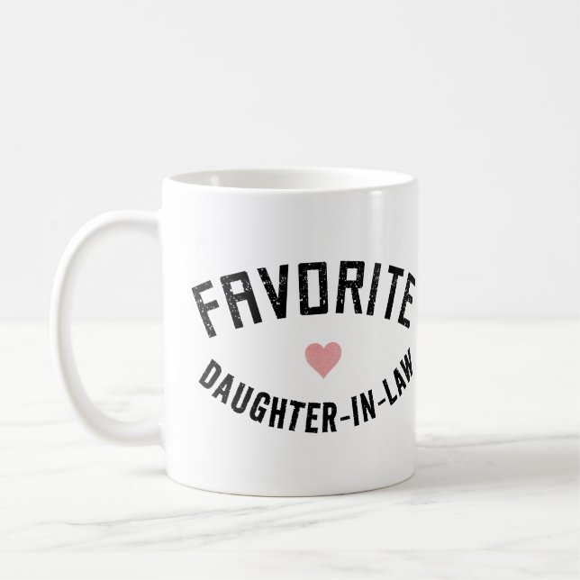 Favourite Daughter-in-Law Family Reunion Funny Gif Coffee Mug (Left)
