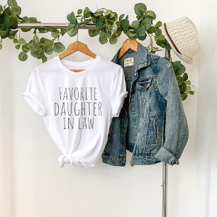 Favourite Daughter In Law-Love-Bride-Marriage-Funn T-Shirt
