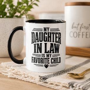 Favourite Daughter in Law Mug Gift for Mum