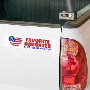 Favourite Daughter of the American Revolution DAR Bumper Sticker