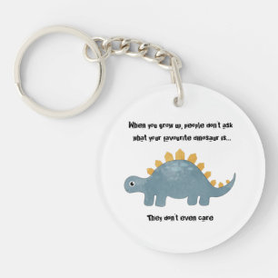 Favourite Dinosaur featuring the Stegosaurus Key R Ring