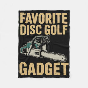 Favourite Disc Golf Gadget Funny Disc Golf _1  Fleece Blanket