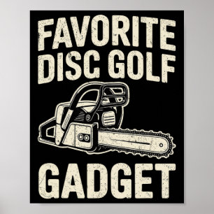 Favourite Disc Golf Gadget Joke Disc Golf _4  Poster