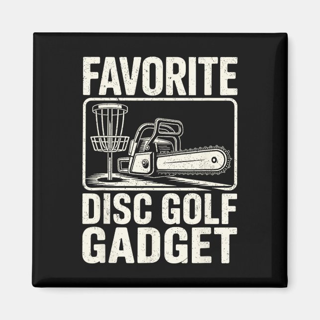 Favourite Disc Golf Gadget Joke Disc Golf _5  Magnet (Front)