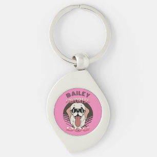 Favourite dog, funny cute dog mum/dad Personalise Key Ring