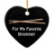 Favourite Drummer Drumsticks Customisable Ornament