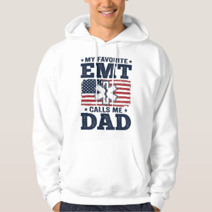 Favourite EMT Calls Me Dad Vintage Patriotic Shirt