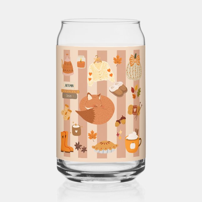 Favourite Fall Things Can Glass (Front)