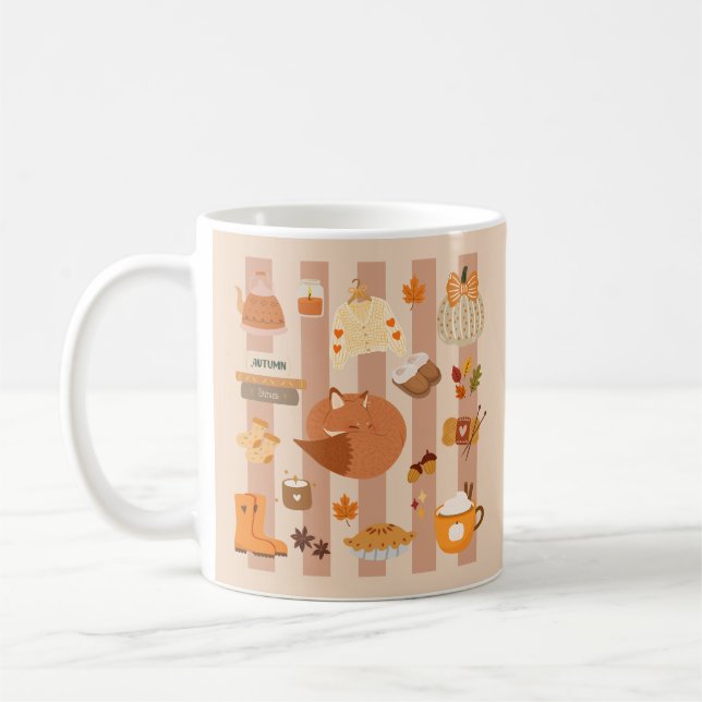  Favourite Fall Things Coffee Mug (Left)