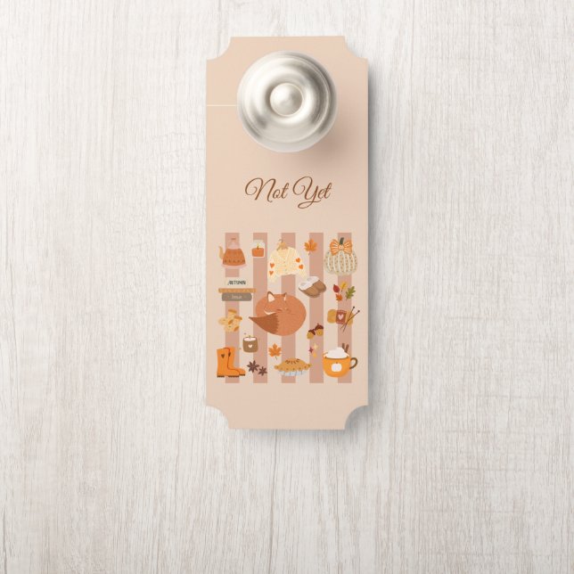 Favourite Fall Things Door Hanger (On Knob)