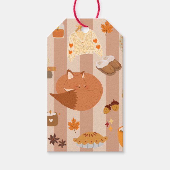   Favourite Fall Things Gift Tags (Front)