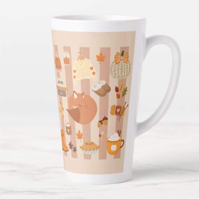  Favourite Fall Things Latte Mug (Right)