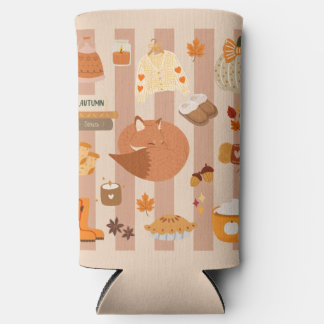 Favourite Fall Things Seltzer Can Cooler