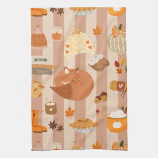 Favourite Fall Things Tea Towel