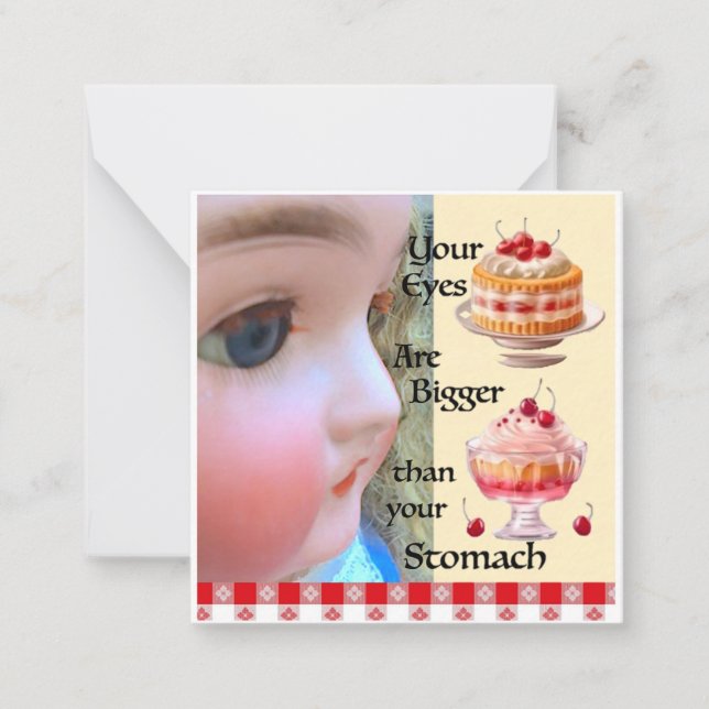 Favourite Foodie Note Card (Front)