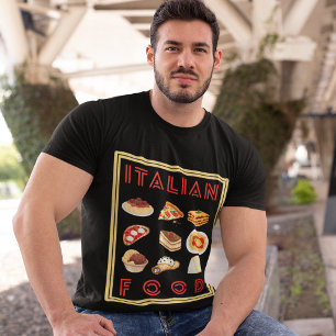 Favourite Foods Around the Globe Collection Style T-Shirt