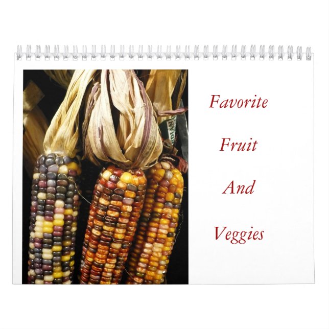 Favourite Fruit & Veggies Calendar (Cover)