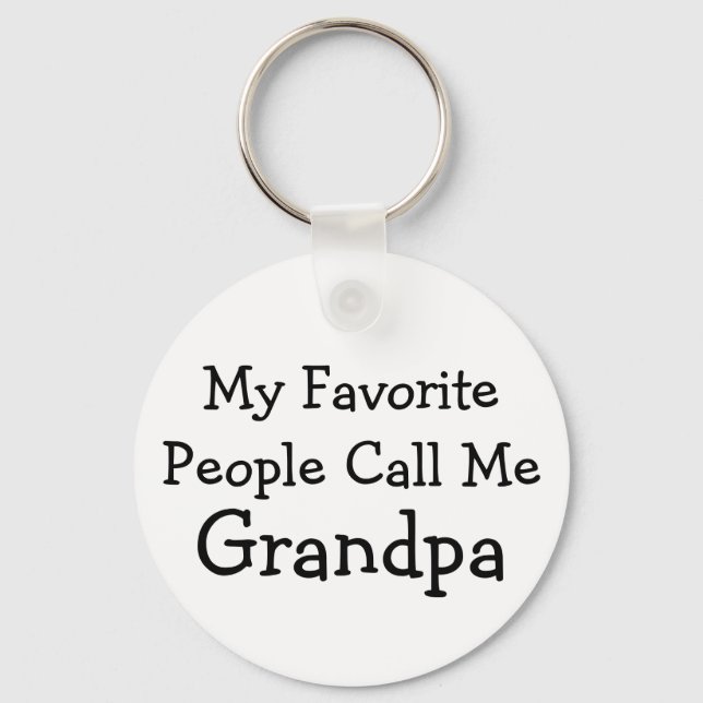 Favourite Grandpa Key Ring (Front)
