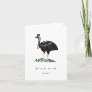 Favourite Grump Folded Note Card