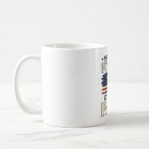 Favourite Gymnast Calls Me Papa Patriotic Vintage  Coffee Mug