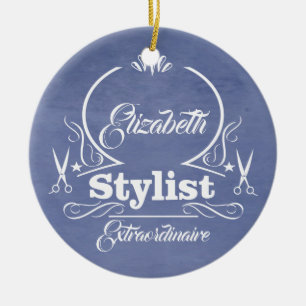 Favourite Hair Stylist Ceramic Tree Decoration