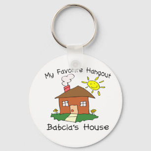 Favourite Hangout Babcia's House Key Ring