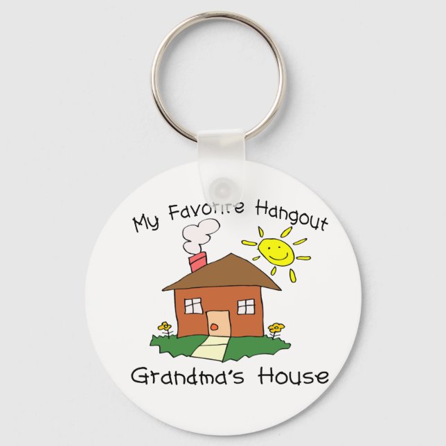 Favourite Hangout Grandma's House Key Ring (Front)