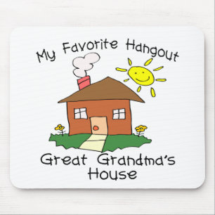 Favourite Hangout Great Grandma's House Mouse Mat