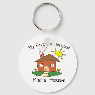 Favourite Hangout Mimi's House Key Ring