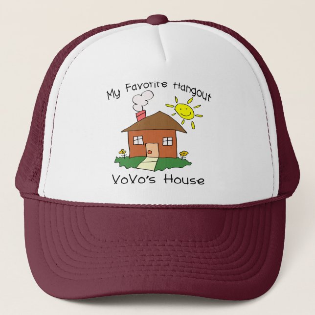 Favourite Hangout VoVo's House Trucker Hat (Front)