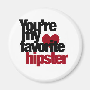 Favourite Hipster Magnet
