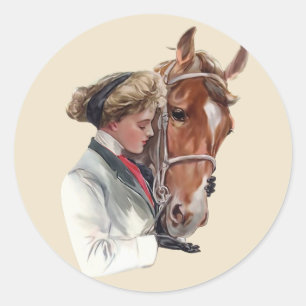 Favourite Horse Classic Round Sticker