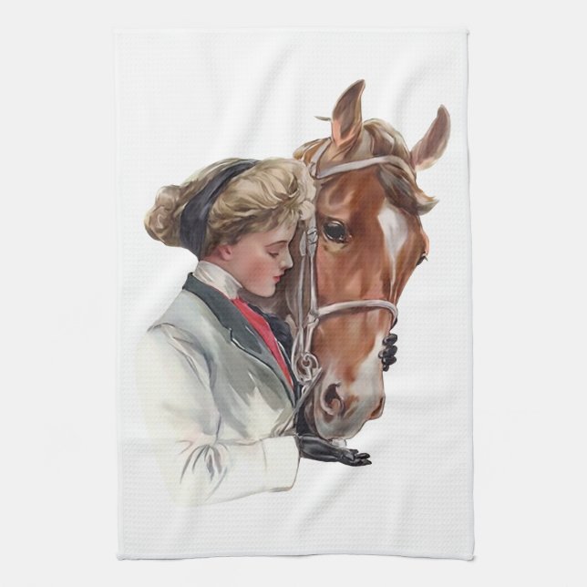 Favourite Horse Tea Towel (Vertical)
