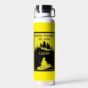 Favourite Kayak Lake And River Fishing Water Bottle