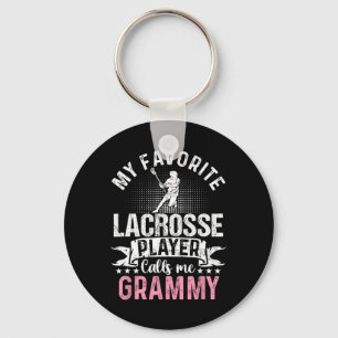 Favourite Lacrosse Player Calls Me Grammy Funny  Key Ring