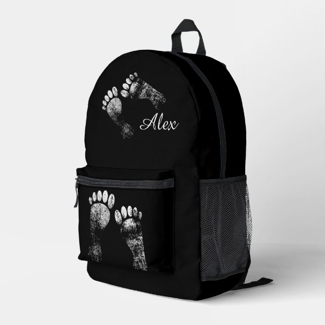 Favourite legs printed backpack (Back Corner Right)