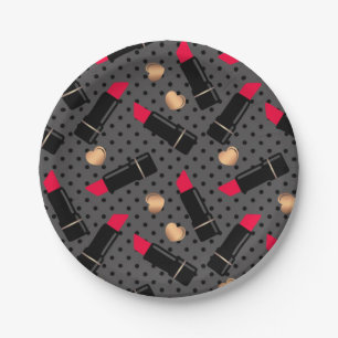 Favourite lipstick paper plate