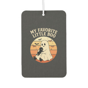 Favourite Little Boo Halloween Ghost Baby Retro Su Car Air Freshener